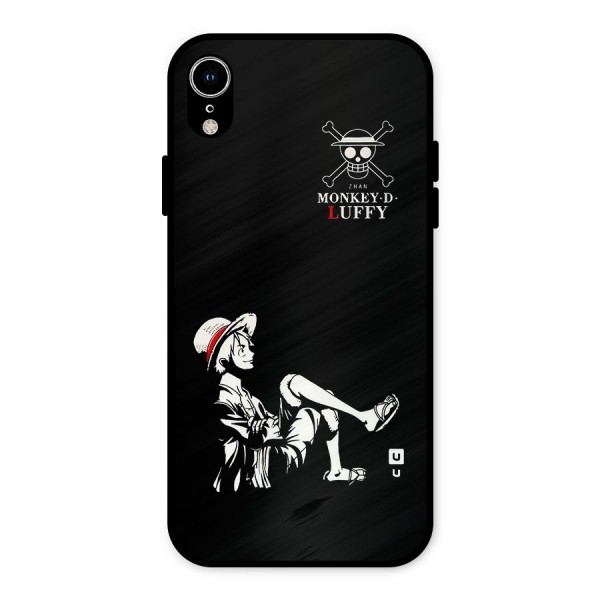 Monkey Luffy Metal Back Case for iPhone XR