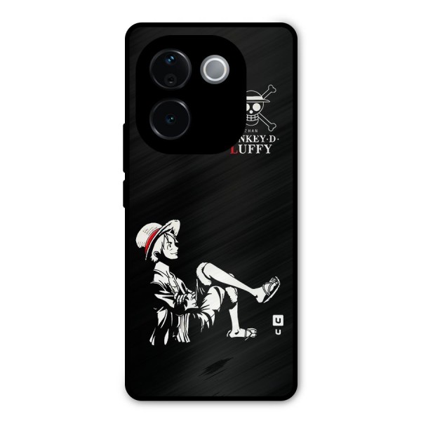 Monkey Luffy Metal Back Case for iQOO Z9s Pro