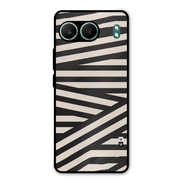 Monochrome Lines Metal Back Case for OnePlus Nord 4