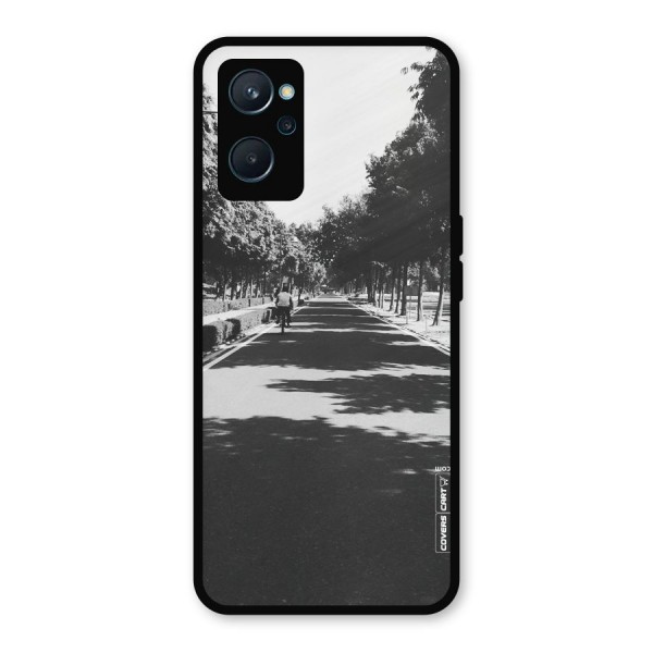 Monochrome Path Metal Back Case for Realme 9i