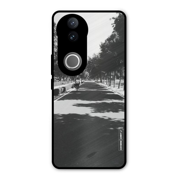 Monochrome Path Metal Back Case for iQOO Z10R