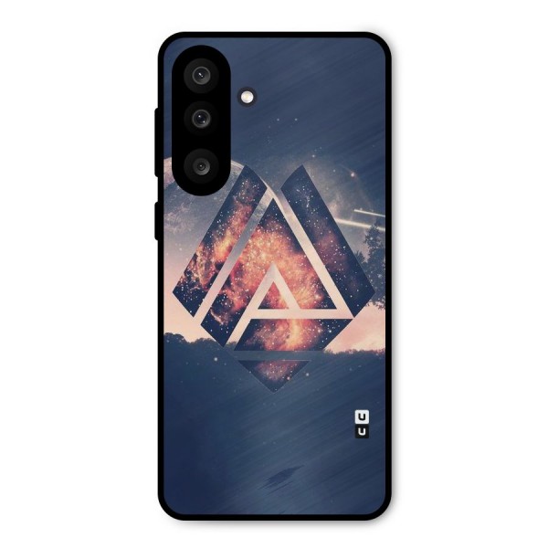 Moon Abstract Metal Back Case for Galaxy M56