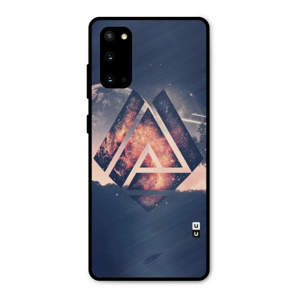 Moon Abstract Metal Back Case for Galaxy S20