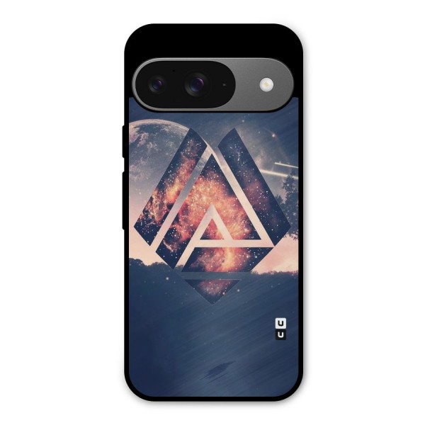 Moon Abstract Metal Back Case for Google Pixel 9