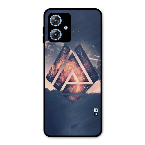 Moon Abstract Metal Back Case for Moto G54