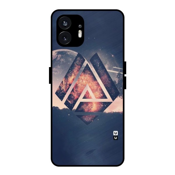 Moon Abstract Metal Back Case for Nothing Phone 2
