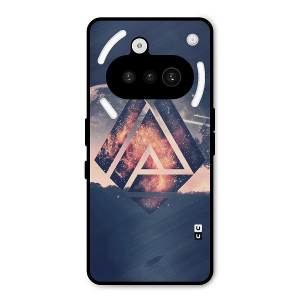 Moon Abstract Metal Back Case for Nothing Phone 3a