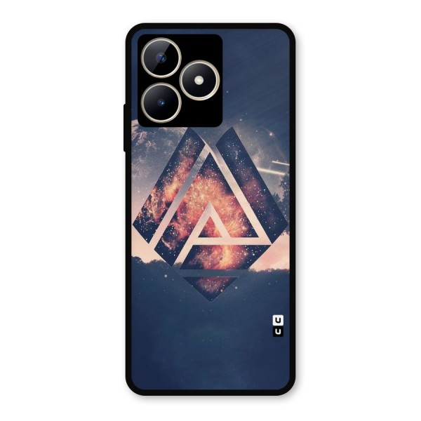 Moon Abstract Metal Back Case for Realme C53