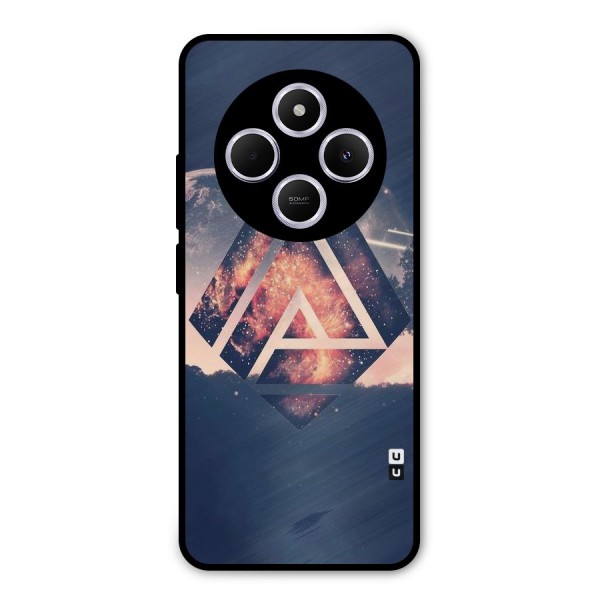 Moon Abstract Metal Back Case for Redmi A4