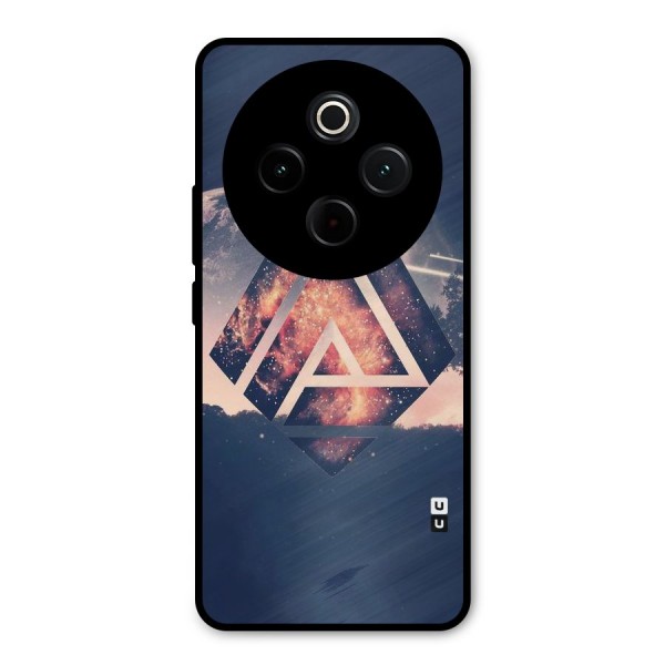 Moon Abstract Metal Back Case for iQOO Z10