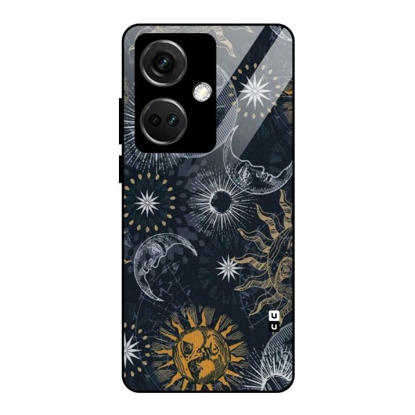 Moon And Sun Glass Back Case for OnePlus Nord CE 3 5G