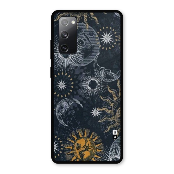Moon And Sun Metal Back Case for Galaxy S20 FE 5G