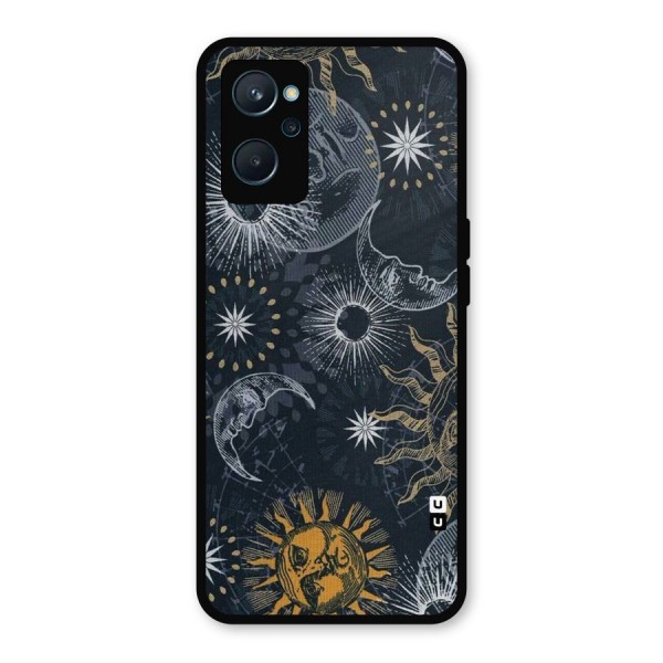 Moon And Sun Metal Back Case for Realme 9i