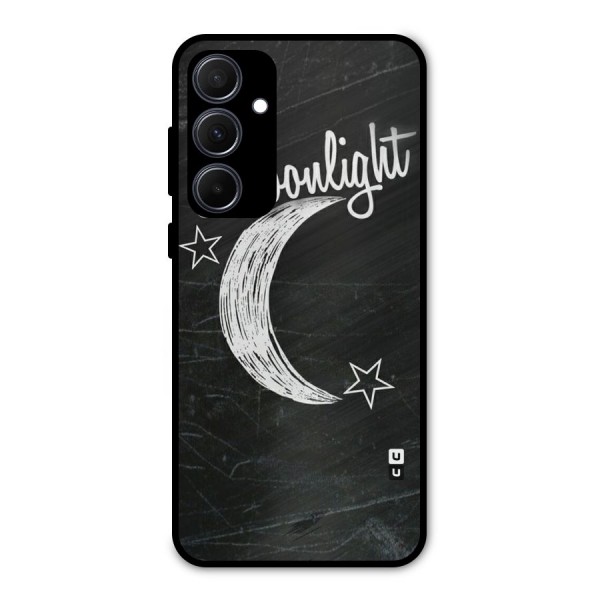Moon Light Metal Back Case for Galaxy A35