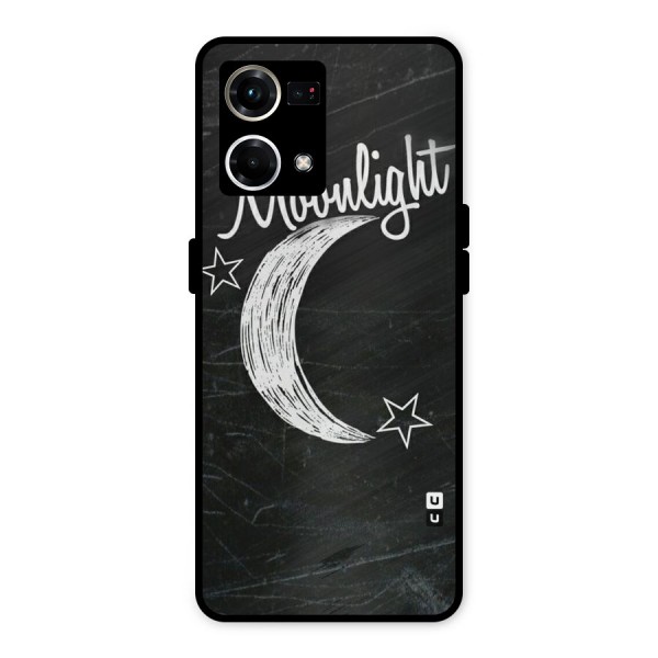 Moon Light Metal Back Case for Oppo F21 Pro 4G