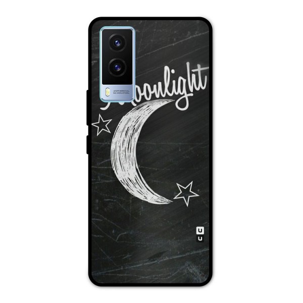 Moon Light Metal Back Case for Vivo V21e 5G