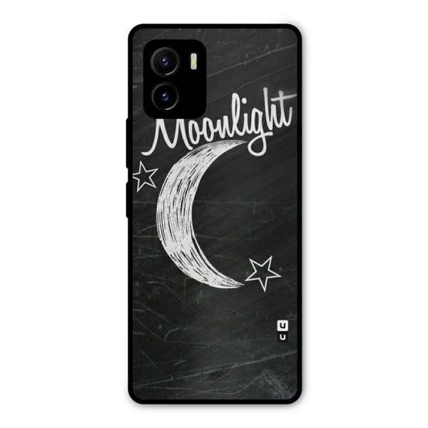Moon Light Metal Back Case for Vivo Y15s