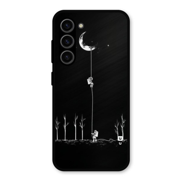 Moon Man Metal Back Case for Galaxy S23