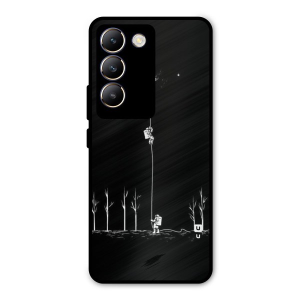 Moon Man Metal Back Case for Vivo Y200e