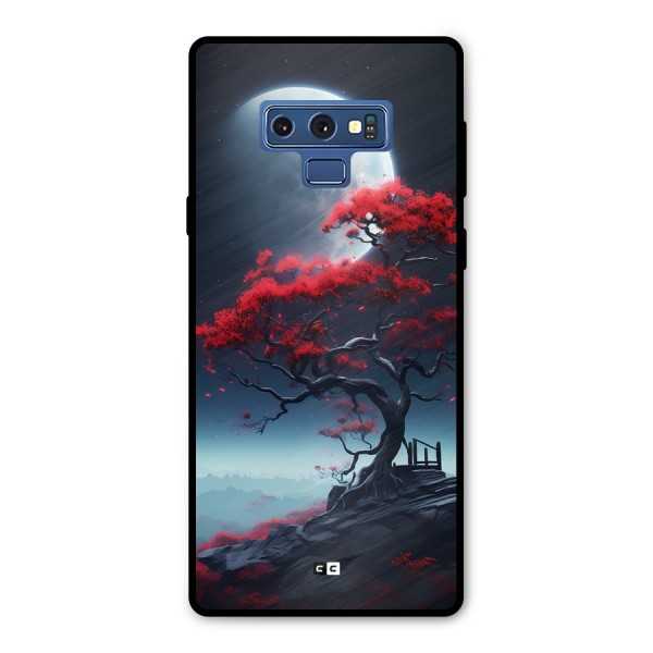 Moon Tree Metal Back Case for Galaxy Note 9