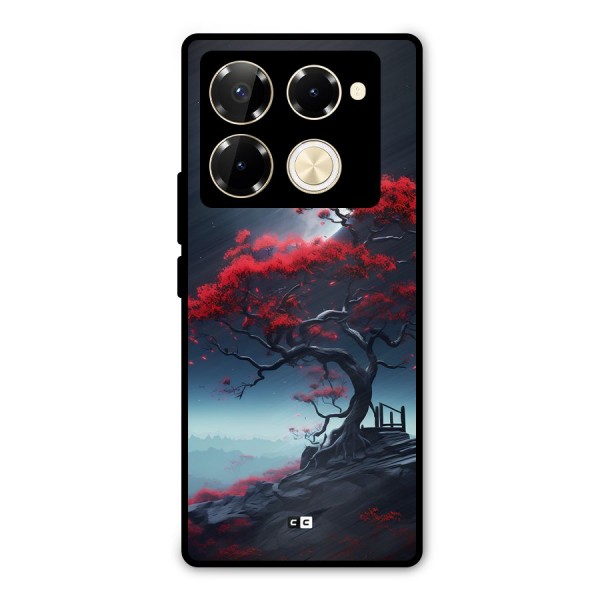 Moon Tree Metal Back Case for Infinix Note 40 Pro