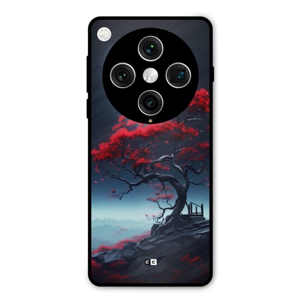 Moon Tree Metal Back Case for Oppo Find X8 Pro