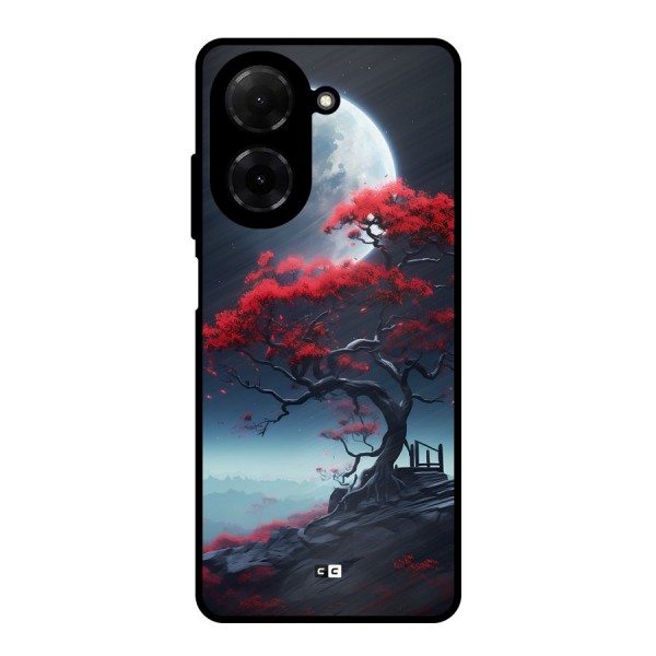 Moon Tree Metal Back Case for Redmi A5 4G