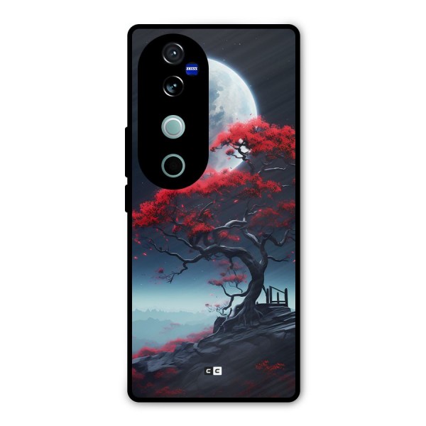 Moon Tree Metal Back Case for Vivo V40 Pro