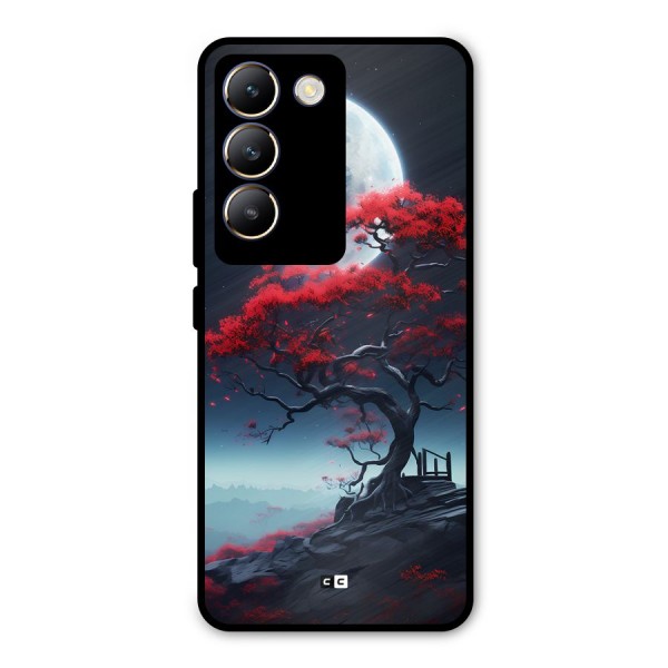 Moon Tree Metal Back Case for Vivo Y200e