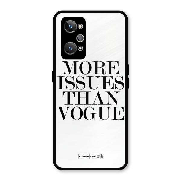 More Issues than Vogue (White) Metal Back Case for Realme GT 2