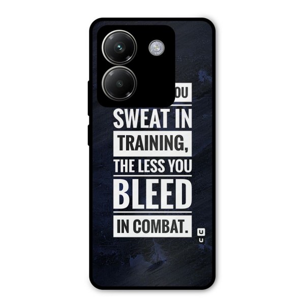 More You Sweat Less You Bleed Metal Back Case for Poco M7 Pro 5G