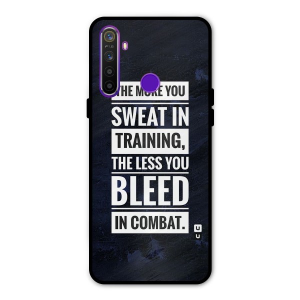 More You Sweat Less You Bleed Metal Back Case for Realme Narzo 10
