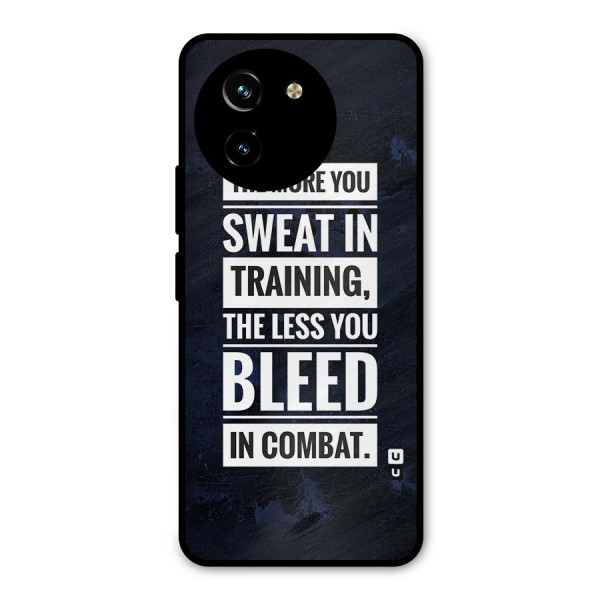 More You Sweat Less You Bleed Metal Back Case for Vivo T3x