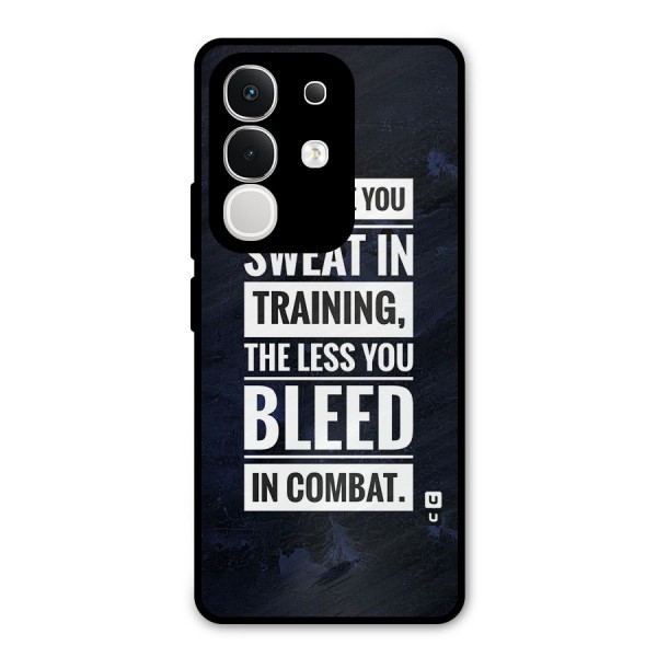 More You Sweat Less You Bleed Metal Back Case for iQOO Z10x