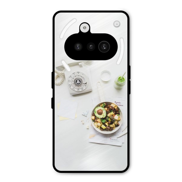 Morning Breakfast Metal Back Case for Nothing Phone 3a