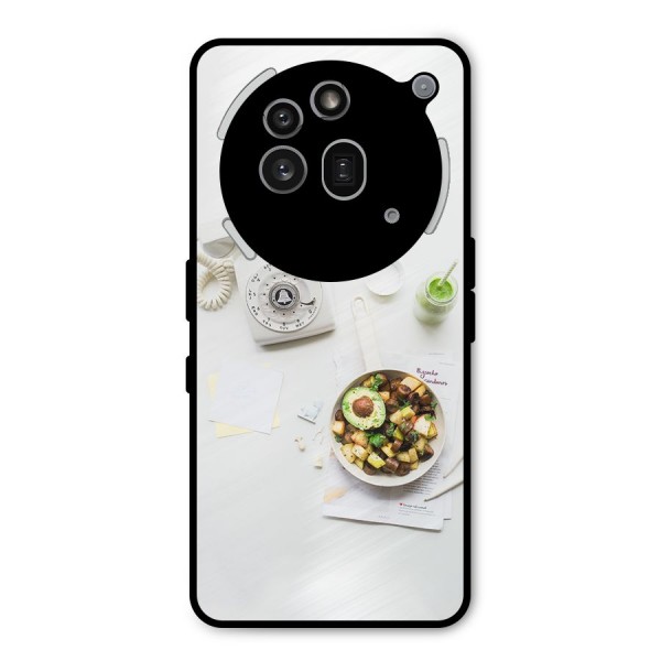Morning Breakfast Metal Back Case for Nothing Phone 3a Pro
