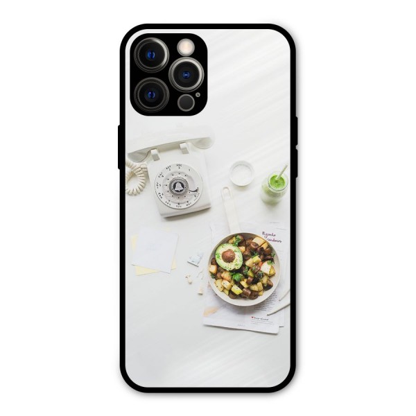 Morning Breakfast Metal Back Case for iPhone 12 Pro Max