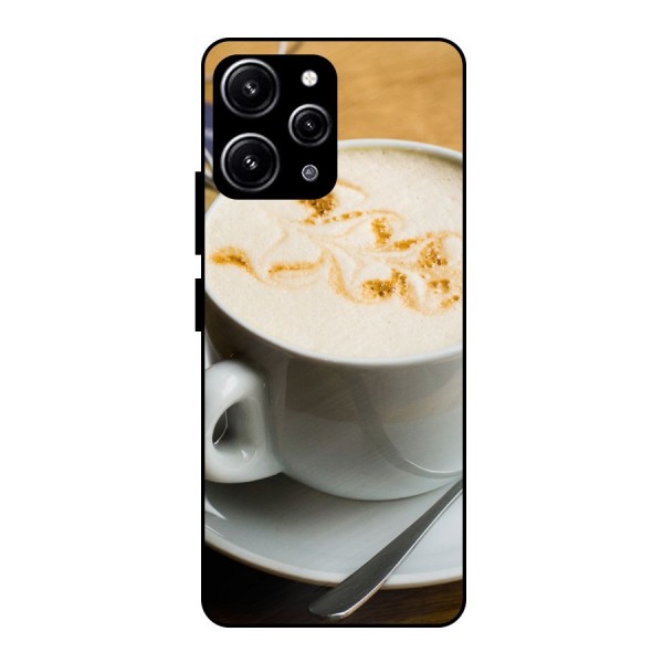 Morning Coffee Glass Back Case for Redmi 12 4G