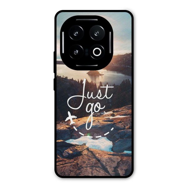 Morning Just Go Metal Back Case for iQOO 13