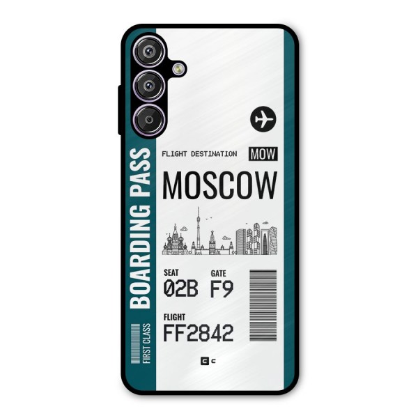 Moscow Boarding Pass Metal Back Case for Galaxy F15