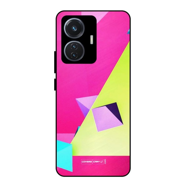 Motion Triangles Metal Back Case for iQOO Z6 44W