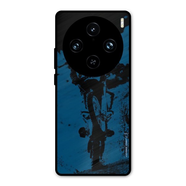 Moto Combat Metal Back Case for Vivo X100 Pro
