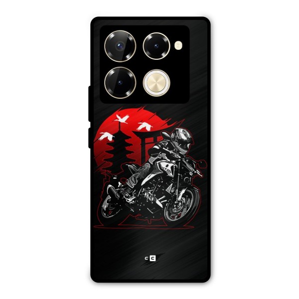 Moto Lean Metal Back Case for Infinix Note 40 Pro