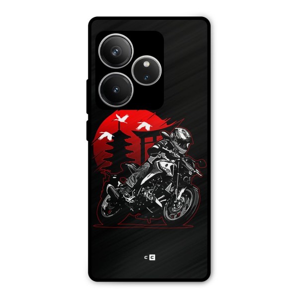 Moto Lean Metal Back Case for Realme GT 6