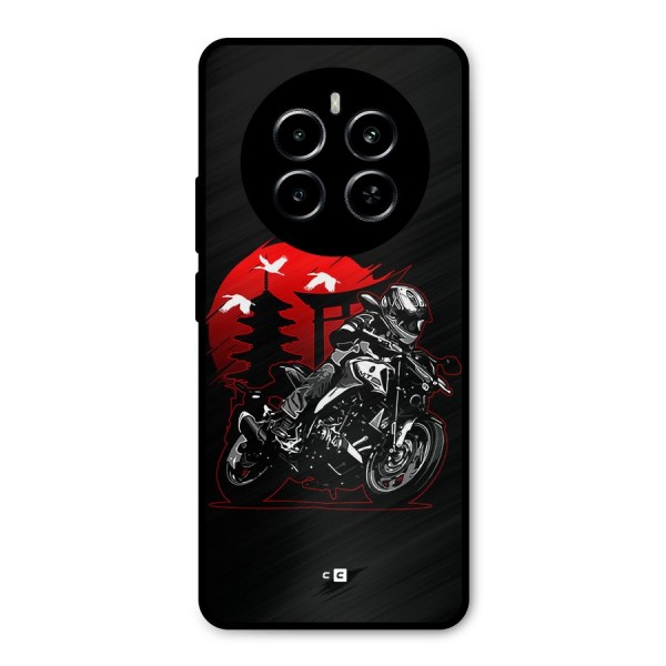 Moto Lean Metal Back Case for Realme P1