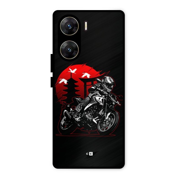 Moto Lean Metal Back Case for Vivo V29e