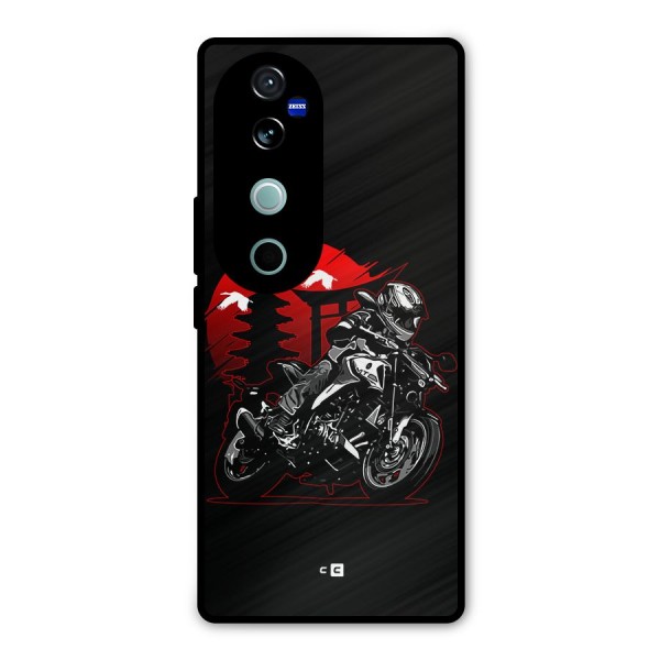 Moto Lean Metal Back Case for Vivo V40 Pro