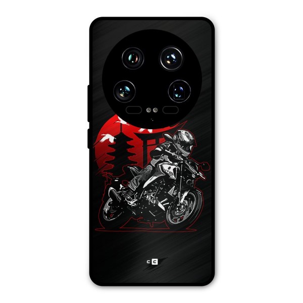 Moto Lean Metal Back Case for Xiaomi 14 Ultra
