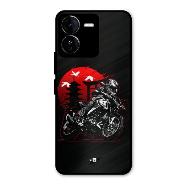 Moto Lean Metal Back Case for iQOO Z9