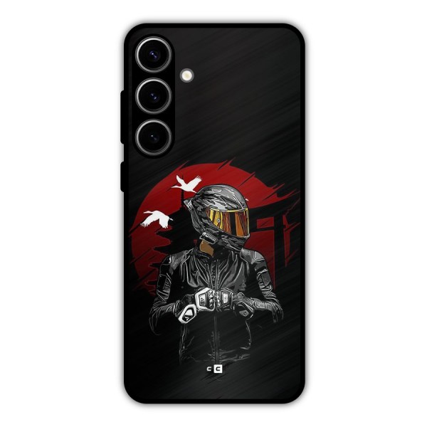 Moto Rider Ready Metal Back Case for Galaxy S24 Plus
